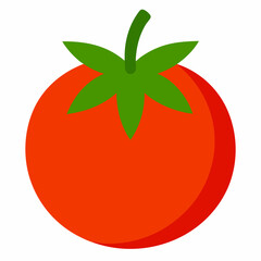 Tomato icon vector art Illustration 