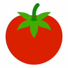 Tomato icon vector art Illustration 