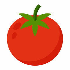 Tomato icon vector art Illustration 