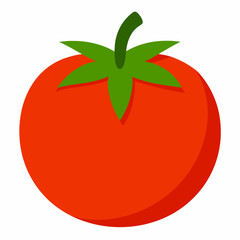 Tomato icon vector art Illustration 