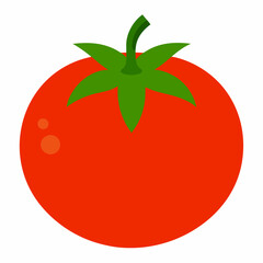 Tomato icon vector art Illustration 