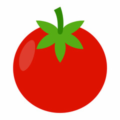 Tomato icon vector art Illustration 