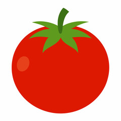 Tomato icon vector art Illustration 