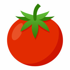 Tomato icon vector art Illustration 