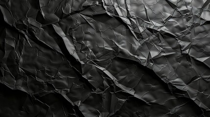 Black wrinkly backdrop paper background