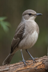 Northern Mockingbird Perched on a Branch