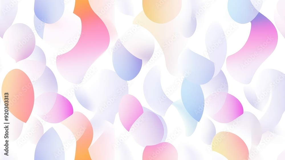 Wall mural abstract bright pattern for korea on white background generative ai
