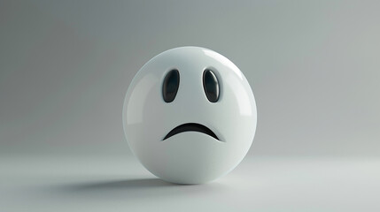 cute digital face emoji with expression