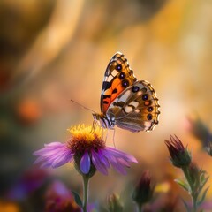 Obraz premium Butterfly on Flower