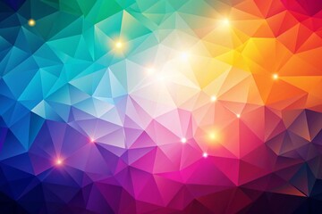 A colorful background with a sun in the center
