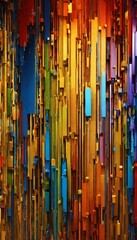 Obraz premium Beautiful 3D Abstract Wallpapers with Drippy Effects