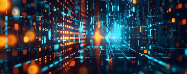 Obraz premium Featuring sharp focus and UHD 4K resolution, this image is perfect for visualizing digital archives, encryption, and data security.