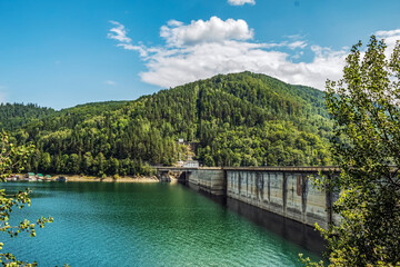 Bicaz Dam Barajul Bicaz  Lake - Eastern Carpathians - Romania - Europe