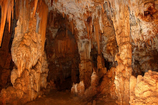 Cave formations at the Cueva Del Viento in Puerto Rico