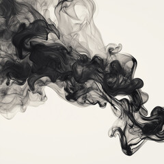 Fototapeta premium a captivating background with abstract smoke or ink waves