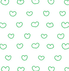 ハートの線の柄の背景素材のイラスト17