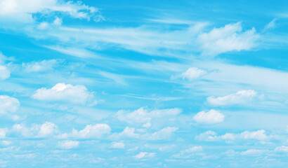 Fototapeta premium Blue sunny sky