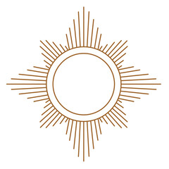 Minimalist Sun Element