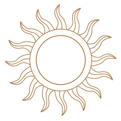 Minimalist Sun Element