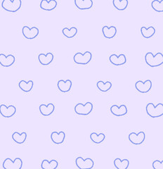 ハートの線の柄の背景素材のイラスト6