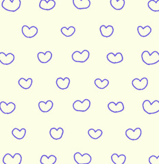 ハートの線の柄の背景素材のイラスト8