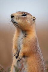 Fototapeta premium A detailed close-up of a python slithering through the underbrush, side view, the scales catching the light as it moves.