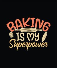 Baking T-shirt Design