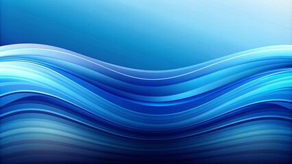 Blue wave wall with gradient shades for presentation background, blue, wave, wall, gradient, shades, presentation, background