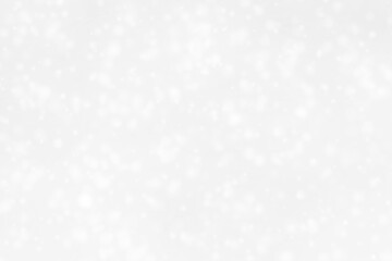 White and gray snowfall background. New Year, Christmas and Celebration background concept. Winter season. 