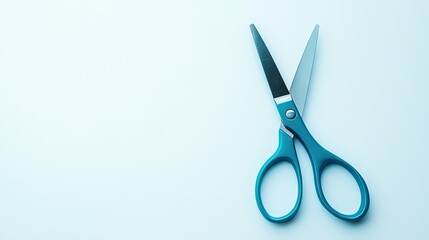 Blue scissors. Generative AI
