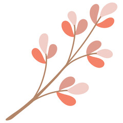 Hand drawn autumn leaf 