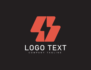 Fototapeta premium Abstract logo made with colorful design