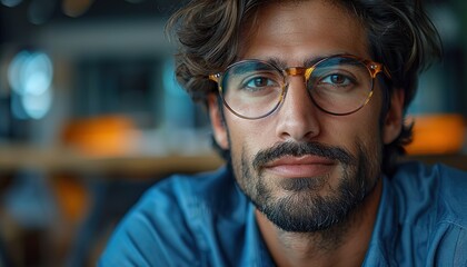Portrait of handsome confident businessman