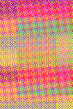 Vibrant abstract dot matrix background in multicolored hues