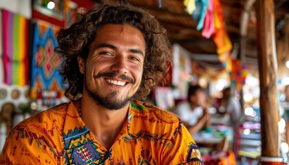 Obraz premium person in traditional clothing