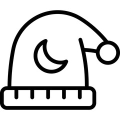 sleeping hat icon