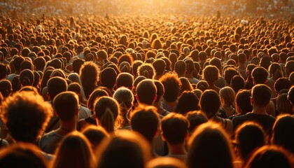 Obraz premium crowd of people