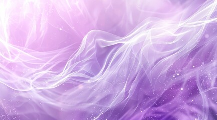 Obraz premium Soft and flowing shades of purple with white swirls create a beautifully dreamy, ethereal background