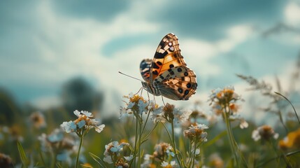 Butterfly on a Flower