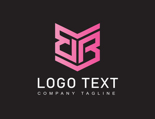 Letter B logo. corporate business emblem logotype
