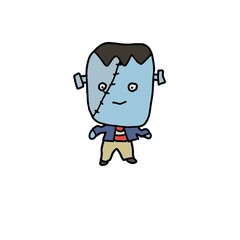 ハロウィンのフランケンシュタイン