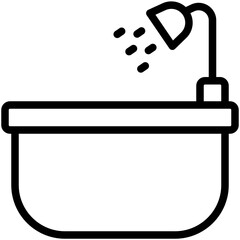 bathtub icon