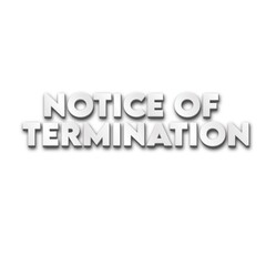 3d notice of termination text