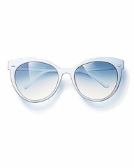 Enhance the line drawing of sunglasses with watercolor. Make the colors vibrant and lifelike. Keep the cartoonish style.
