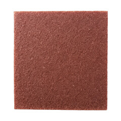 Fototapeta premium Sandpaper top view isolated on transparent background