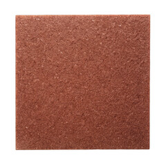 Fototapeta premium Sandpaper top view isolated on transparent background