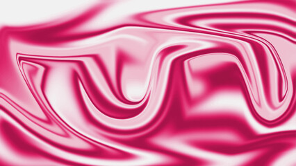 Obraz premium A soft pink silk fabric gracefully drapes and flows, Liquid effect with pink pastel colors background.