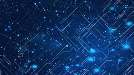 Abstract Futuristic Technology Background