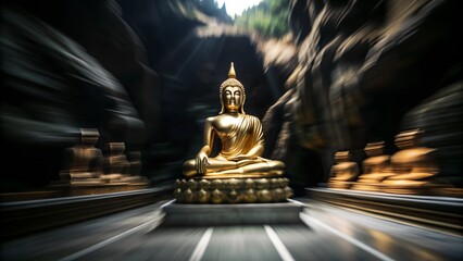 Golden Buddha statue