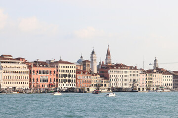 Venice Architecture and Boats on the Adriatic Sea